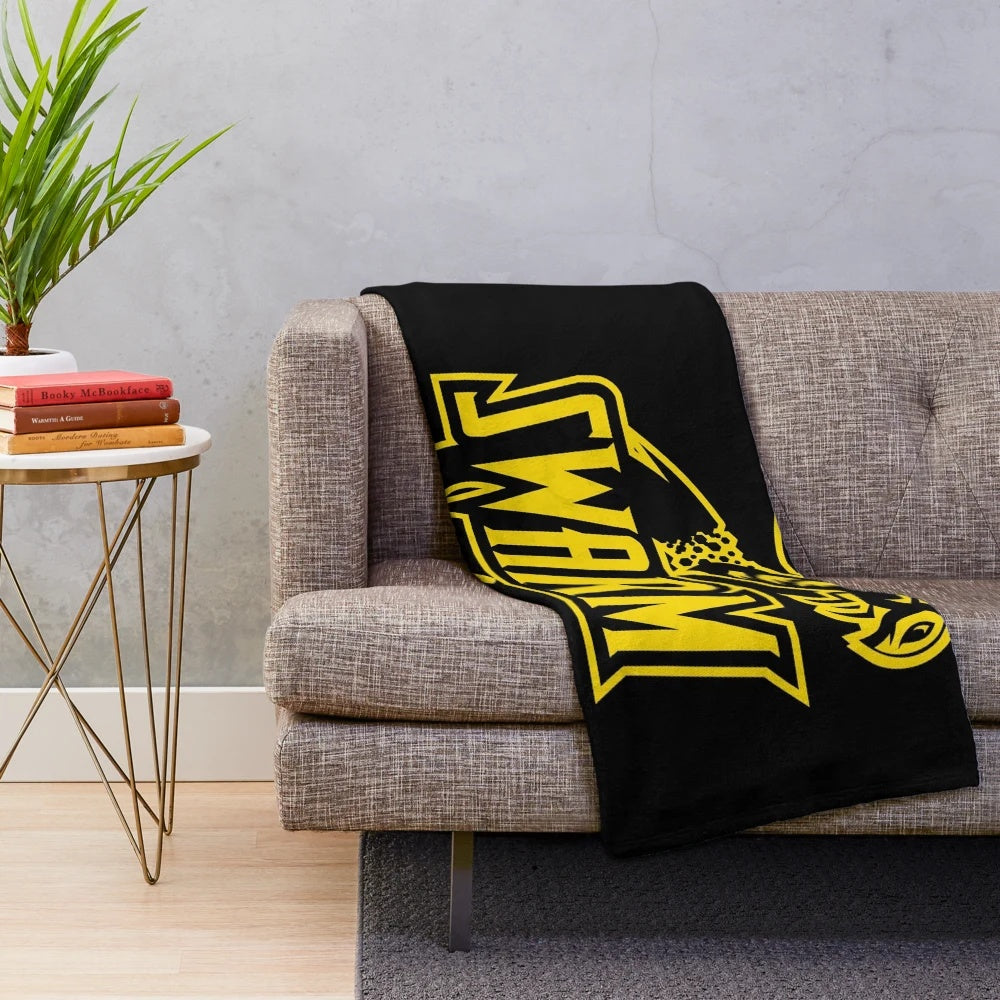Swarm Sports Logo Plush Blanket