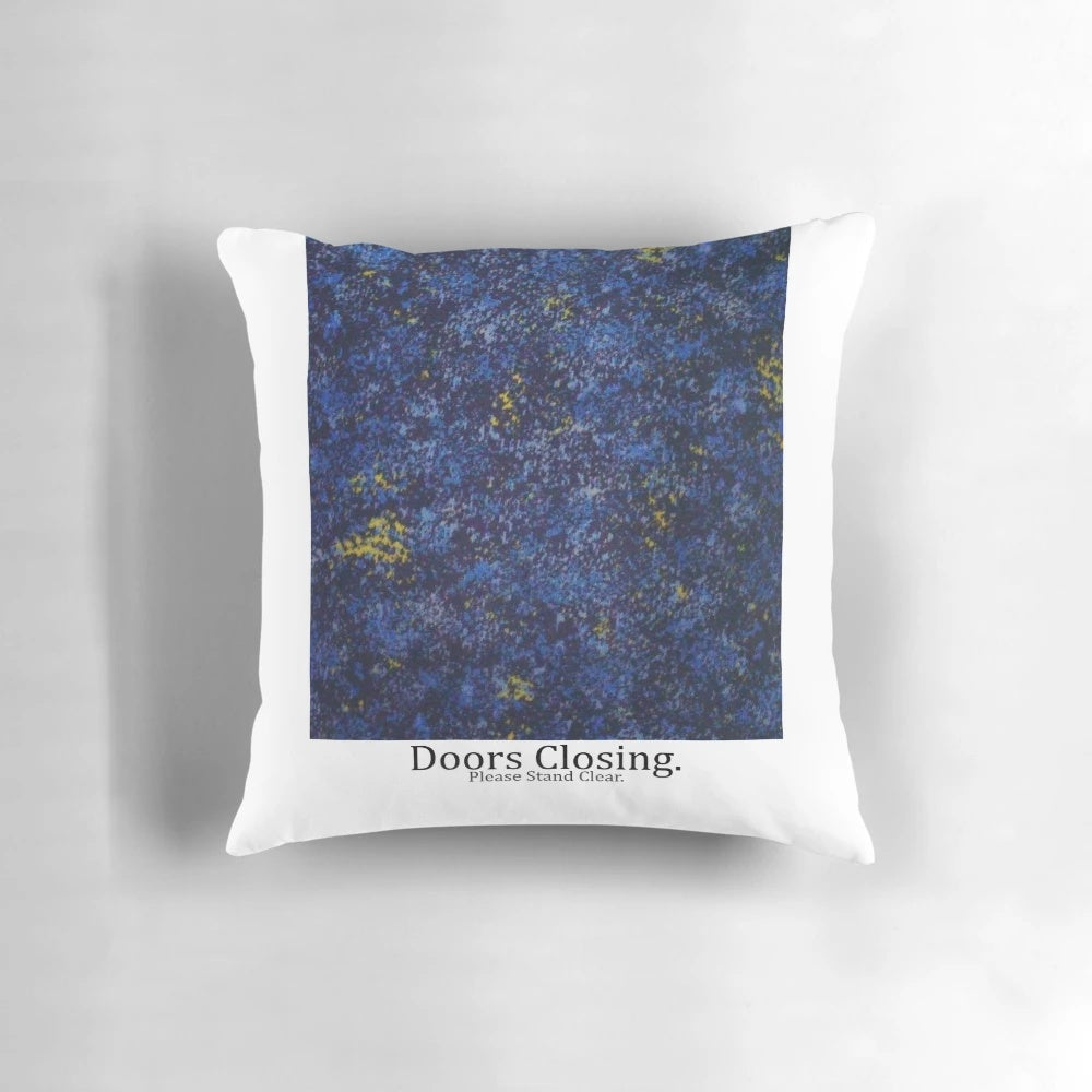 Sydney Trains Seat Pattern Design Doors Closing Pillow