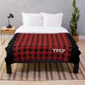 Triumph TR7 Tartan Plush Blanket