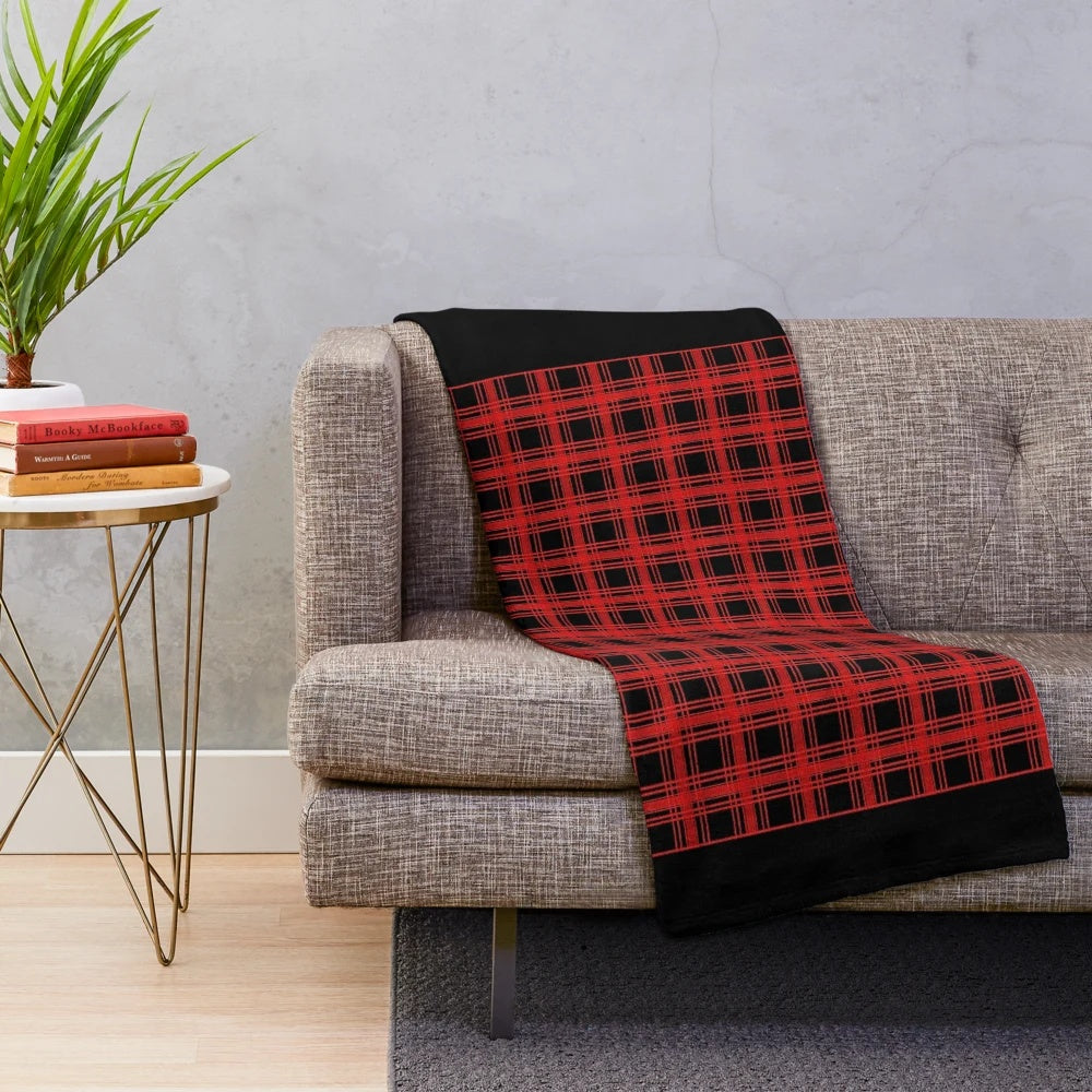 Triumph TR7 Tartan Plush Blanket