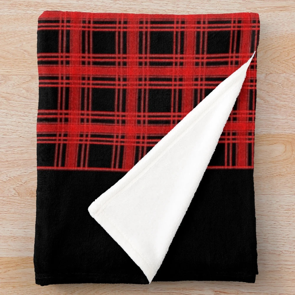 Triumph TR7 Tartan Plush Blanket