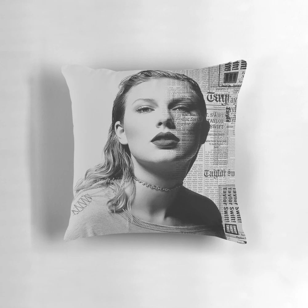 Charming Taylor Swift-inspired pillow cover with a beautiful, iconic design
