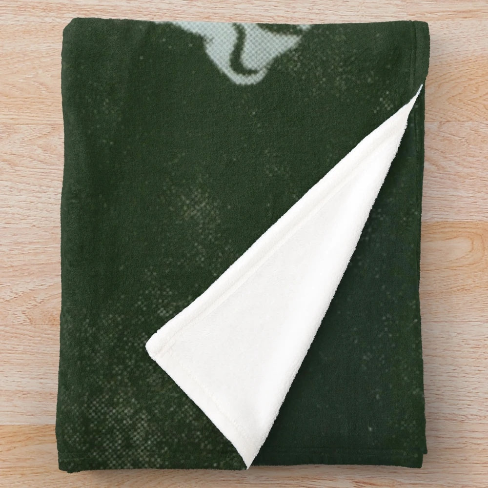 The Smiths-inspired plush blanket with band logo