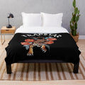 Soft and cozy tiger-patterned plush blanket