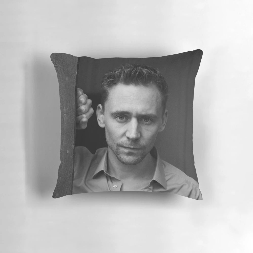 Tom Hiddleston inspired decorative throw pillow