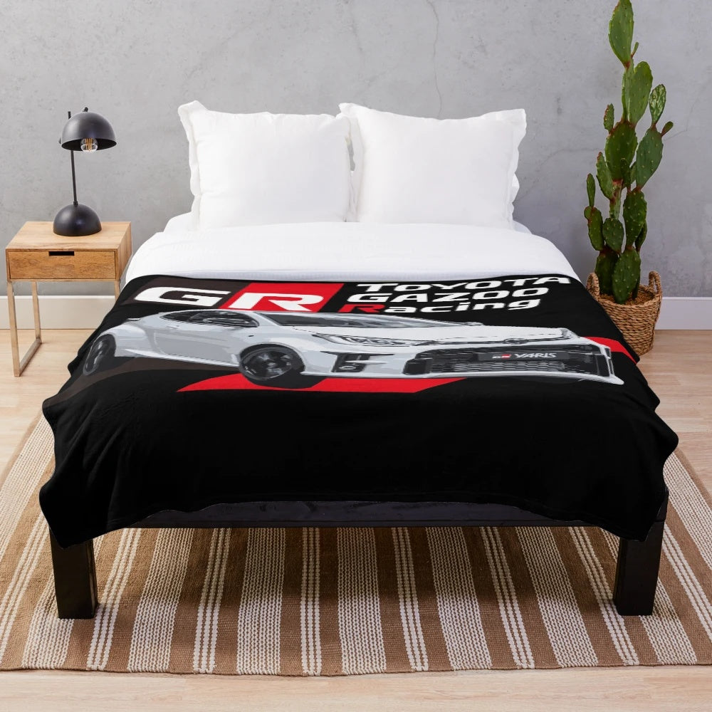 Toyota GR Yaris Gazoo Racing Plush Blanket