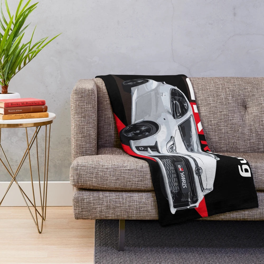 Toyota GR Yaris Gazoo Racing Plush Blanket