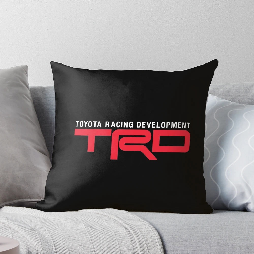 TRD Toyota Racing Development Pillow, featuring the iconic TRD logo and design.