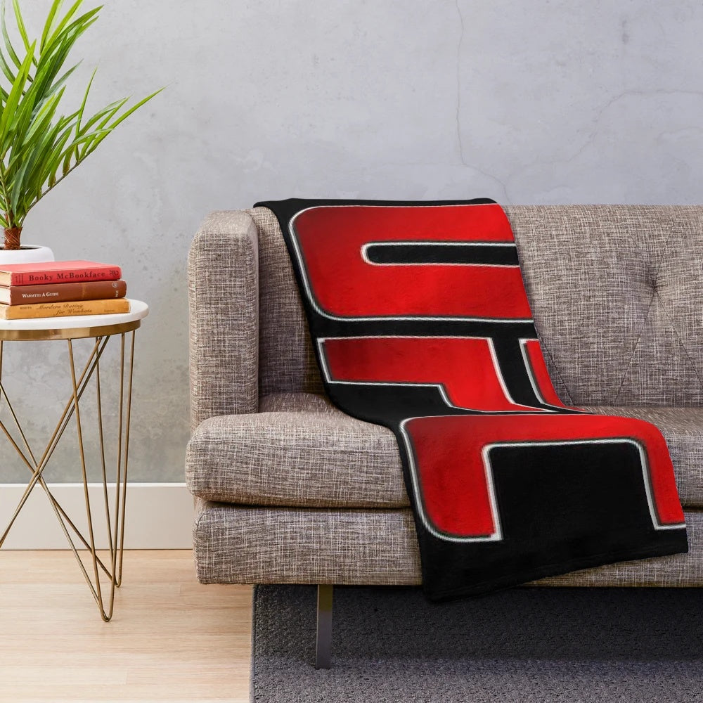 UFC-Inspired Plush Blanket with Fighting Sports Graphics