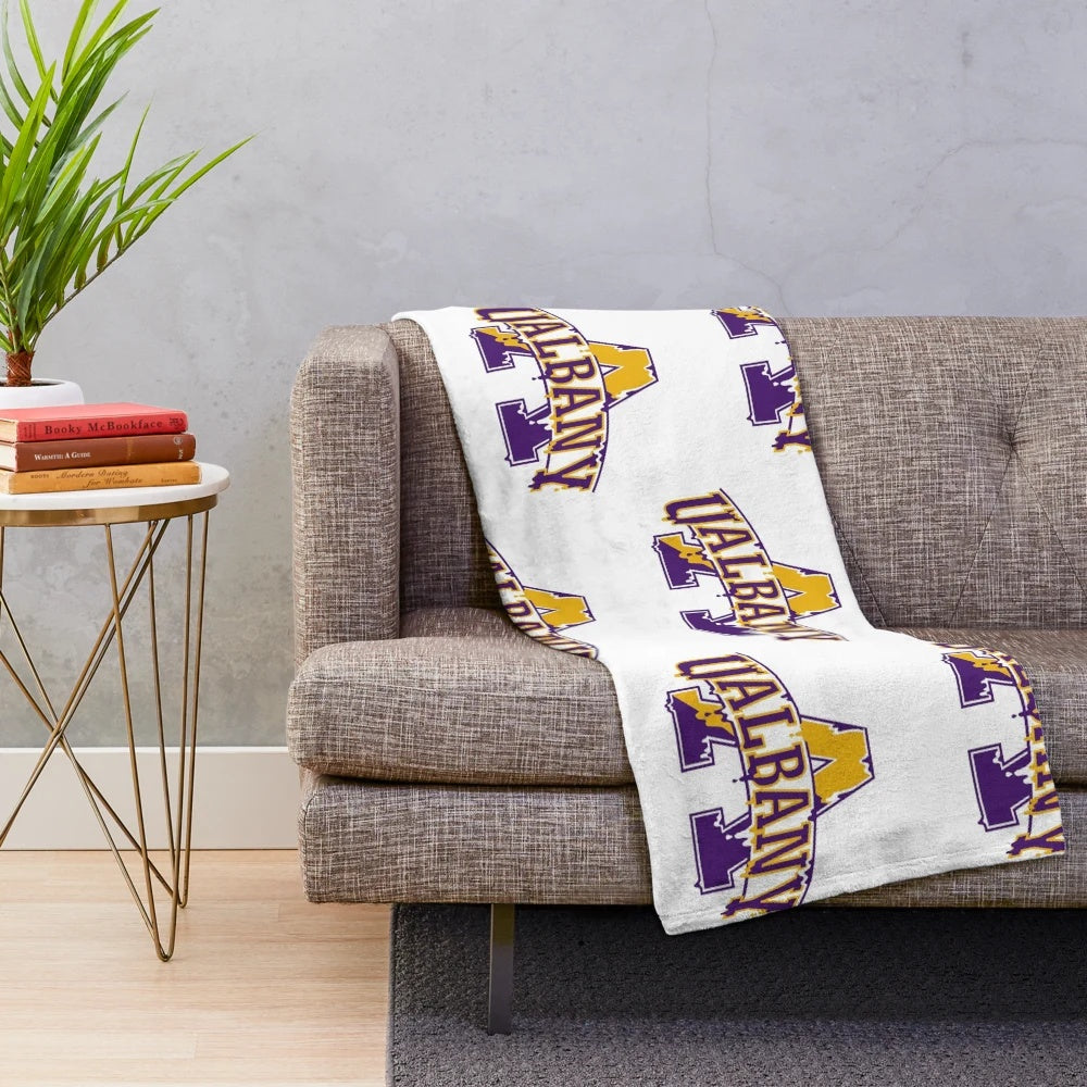 University at Albany Drip Design Plush Blanket
