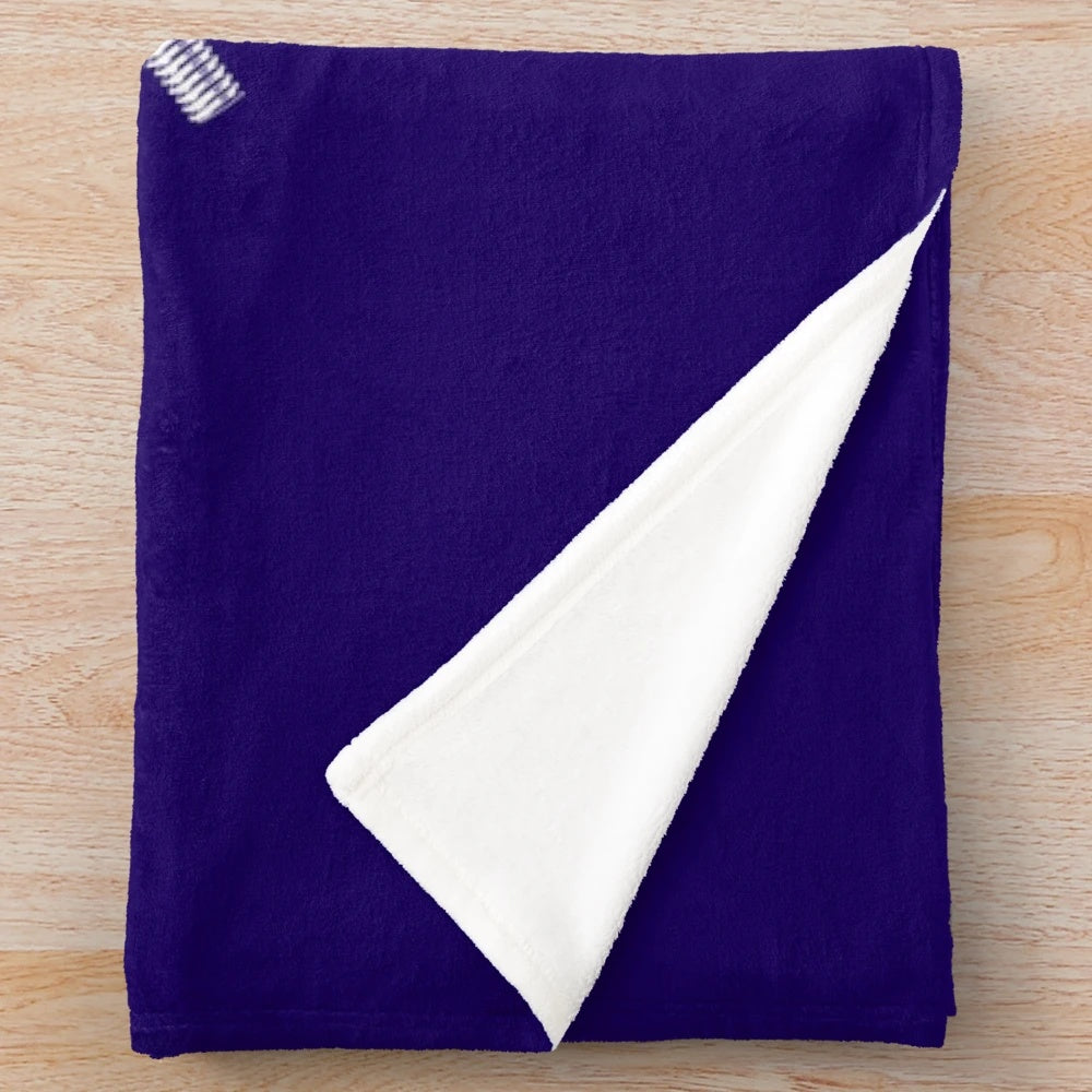 Cozy V8 plush blanket for car enthusiasts