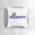 Villanova Cursive Design Pillow