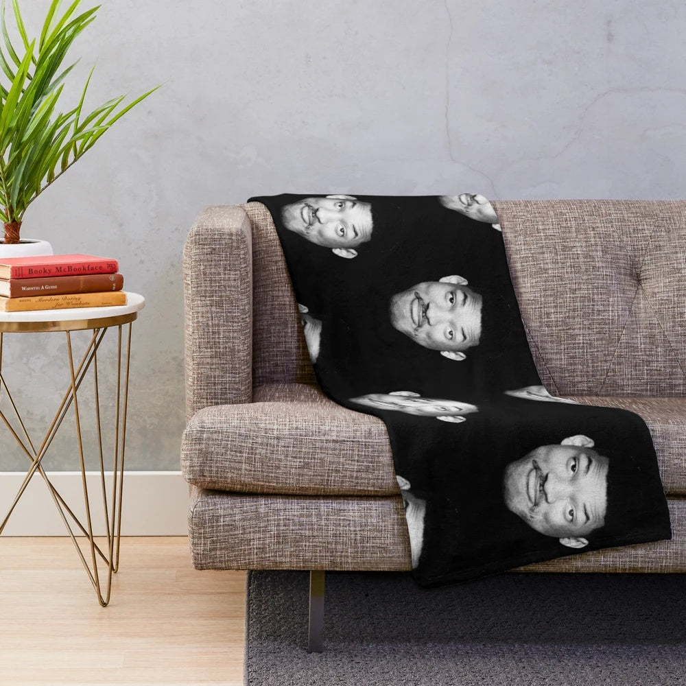 Will Smith Portrait Plush Blanket