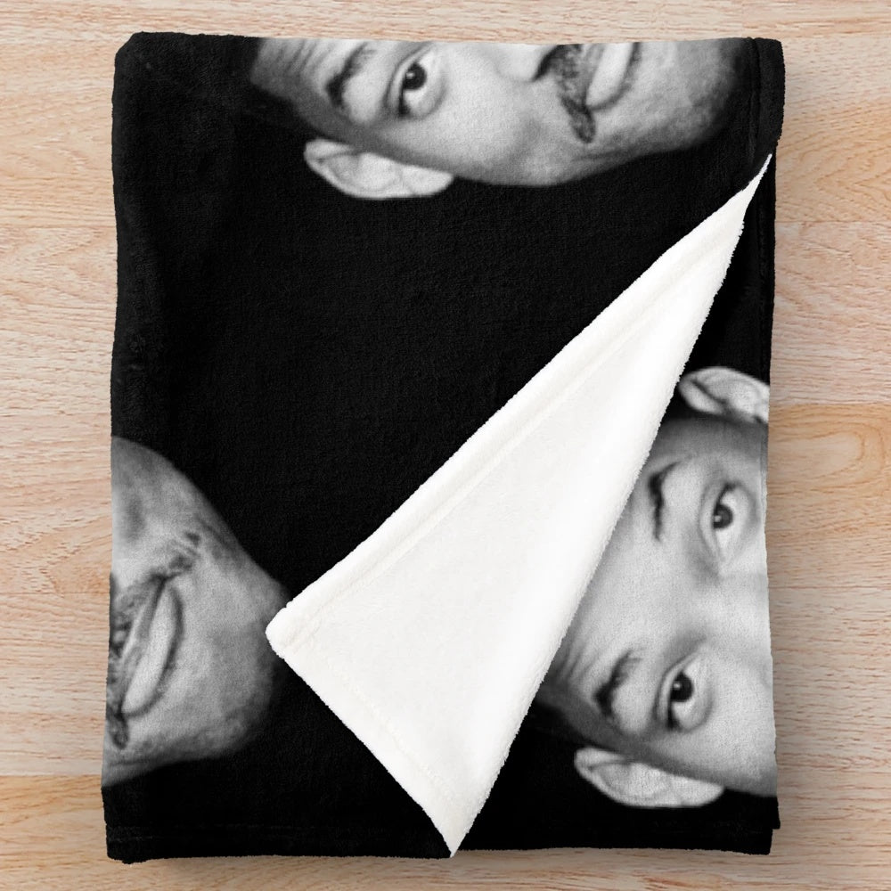 Will Smith Portrait Plush Blanket