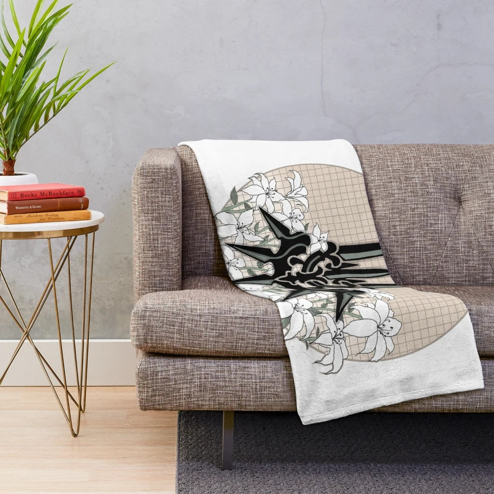 Yorha Plush Blanket featuring 2B and 9S from Nier Automata
