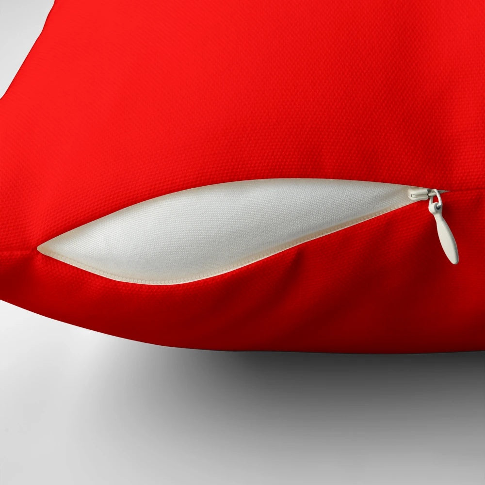 A stylish and humorous YouTube-inspired graphic pillow for contemporary home decor.