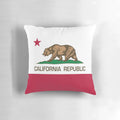 Decorative pillow featuring a stylized design of the California Republic state flag