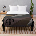 Mando-Themed Abstract Plush Blanket