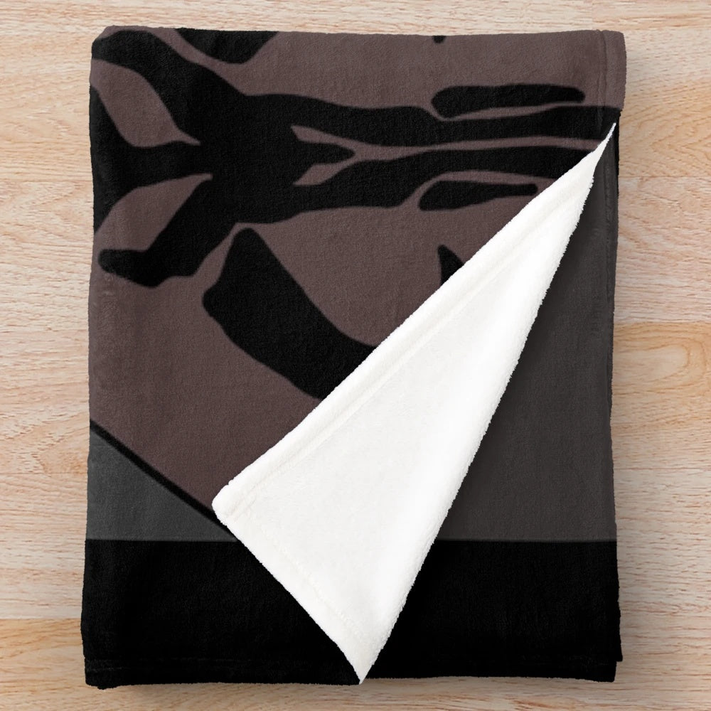 Mando-Themed Abstract Plush Blanket
