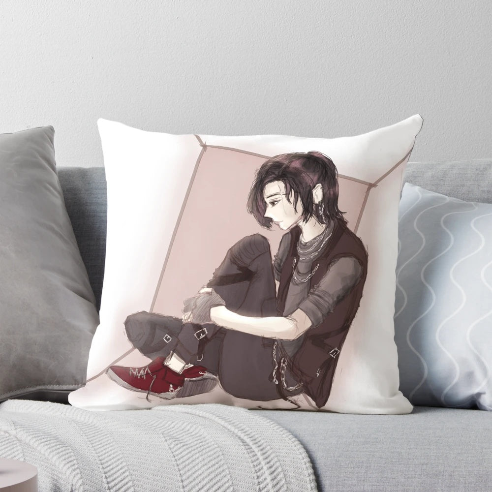 A stylized pillow pod in a minimalist design, perfect for cozy and compact spaces like offices or small homes.