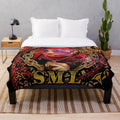 Stylized SML Jeffy Rapper Inspired Plush Blanket