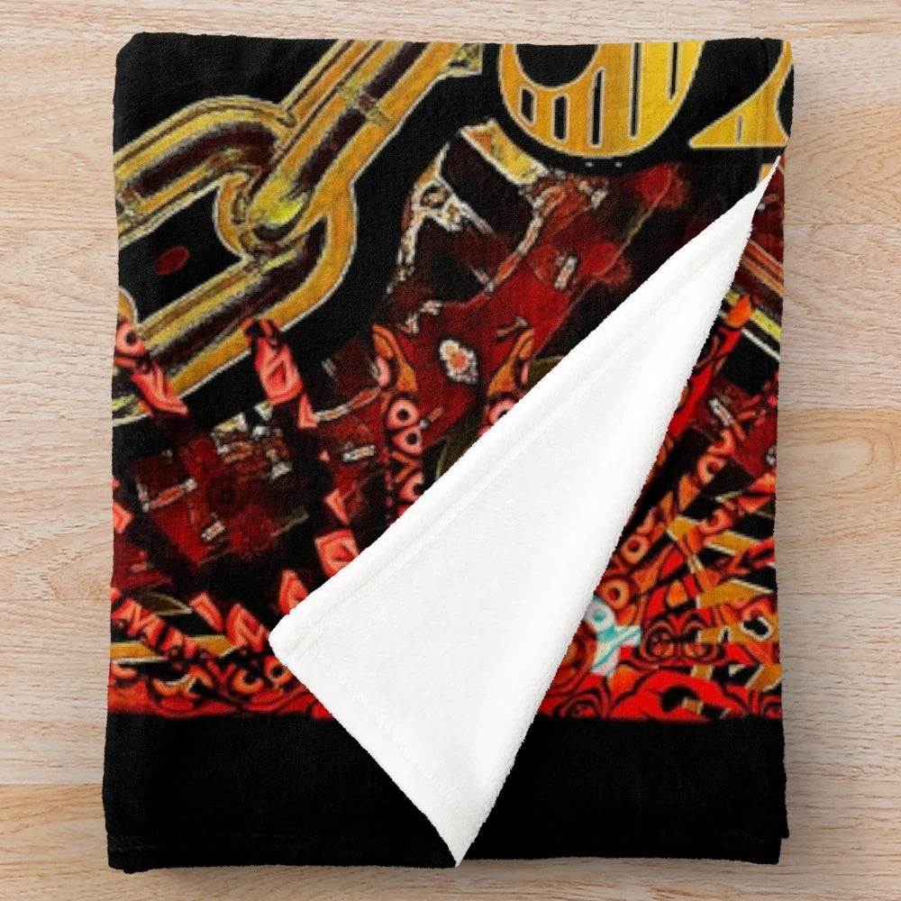 Stylized SML Jeffy Rapper Inspired Plush Blanket