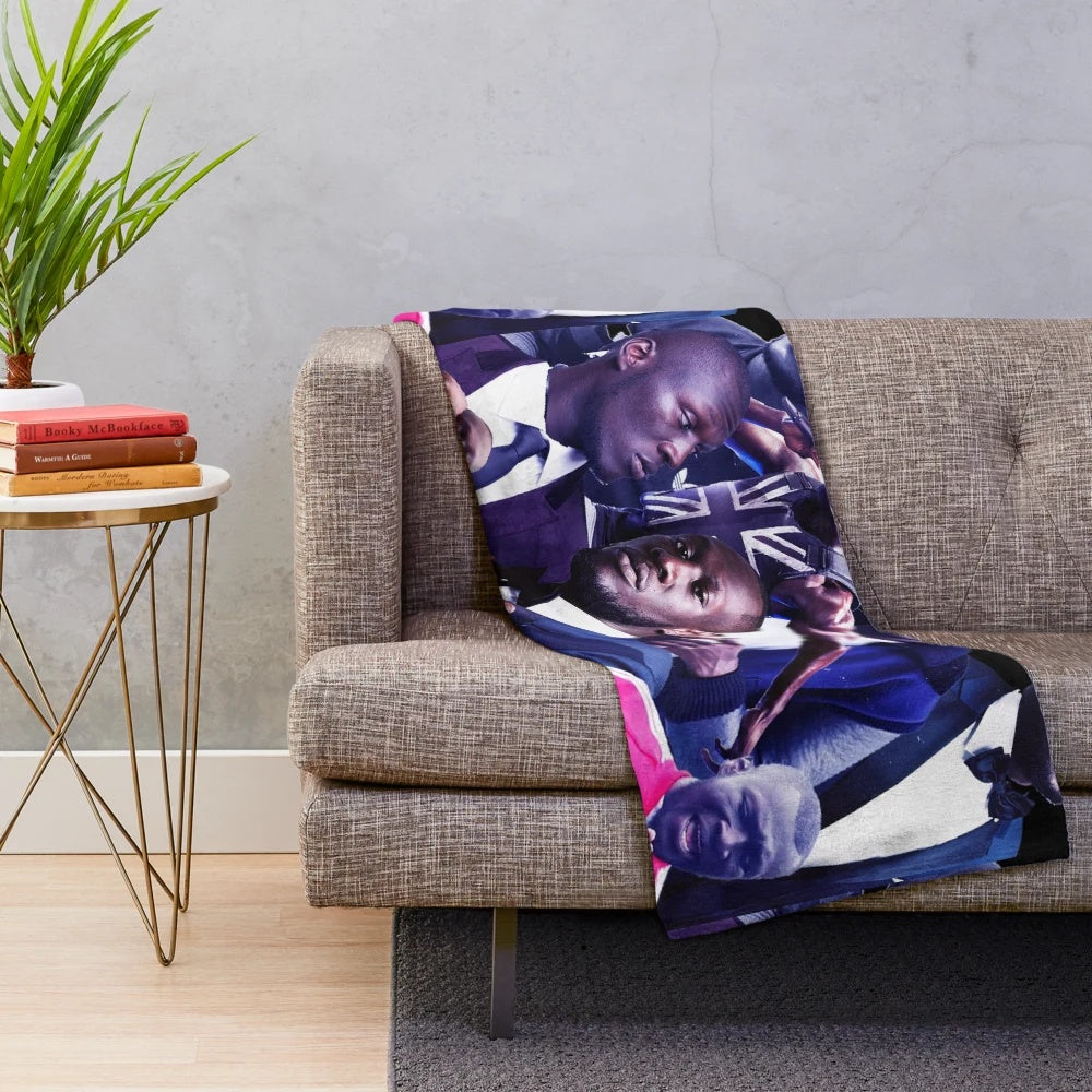 Stormzy collage poster design plush blanket