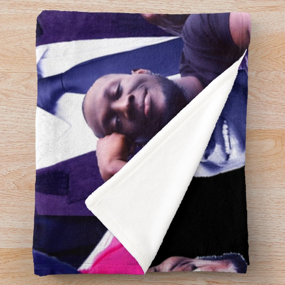 Stormzy collage poster design plush blanket
