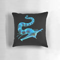 Subnautica Ghost Leviathan Throw Pillow featuring the iconic alien underwater creature from the popular video game.