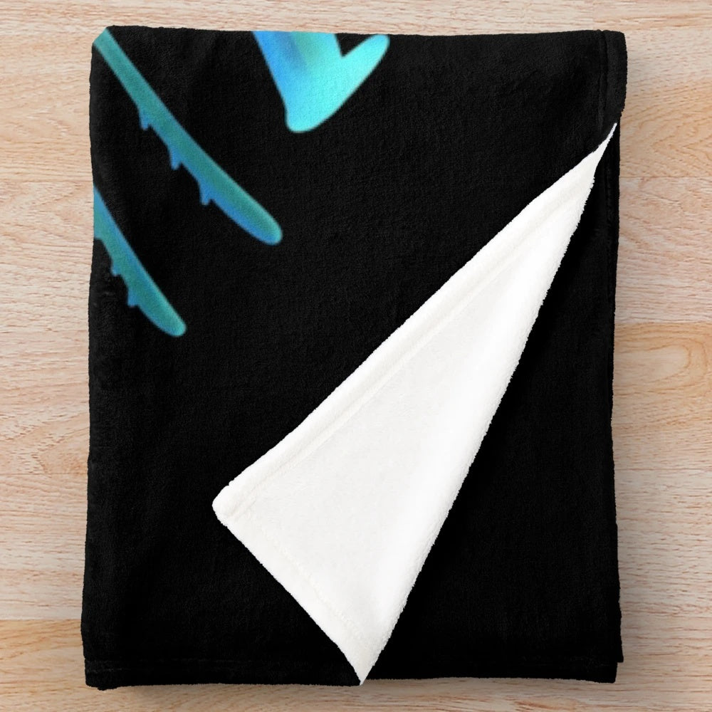 Subnautica Ghost Leviathan plush blanket featuring the iconic underwater creature