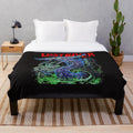 Subnautica inspired plush blanket with classic gaming art design