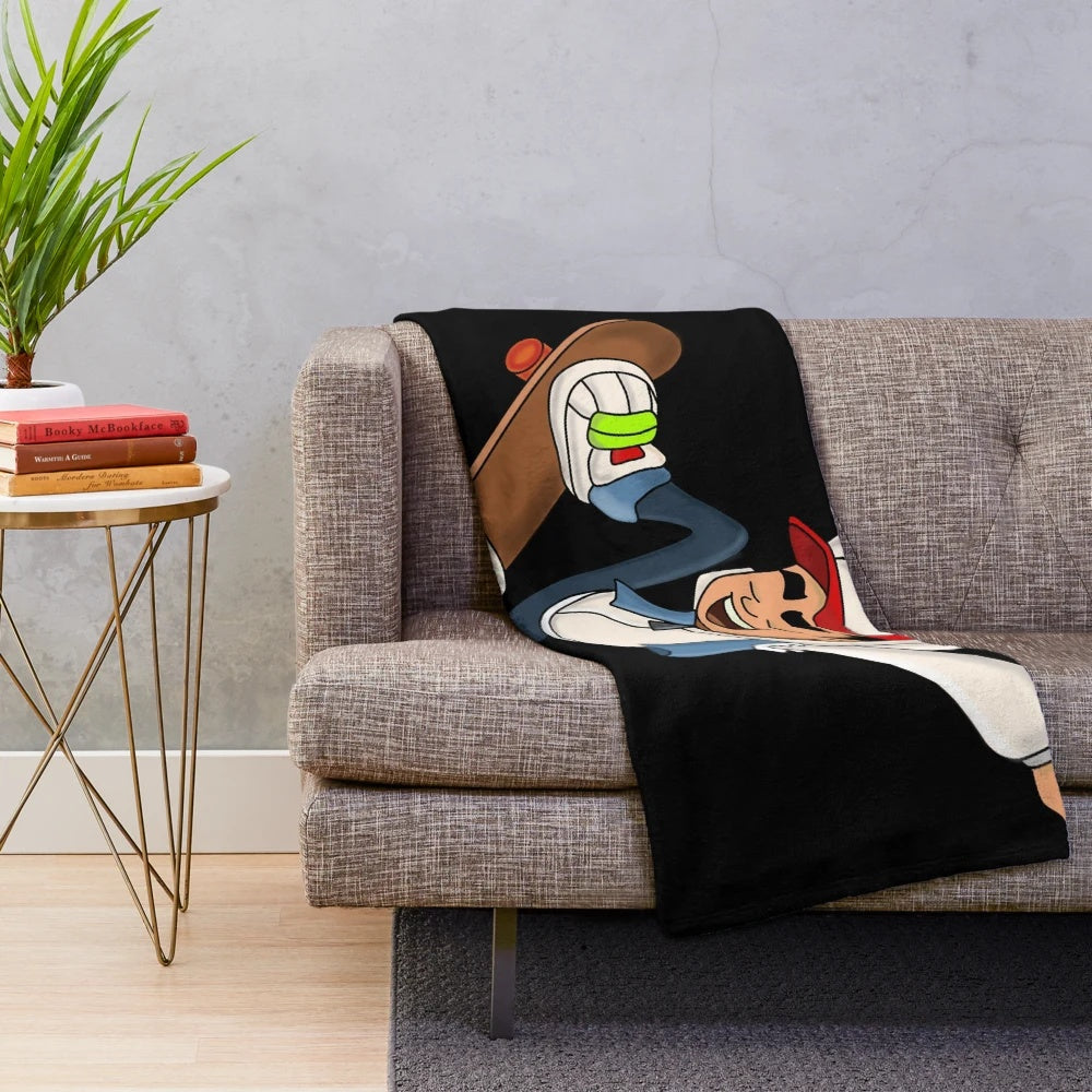 Subway Surfers Jake Skateboard Plush Blanket