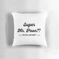 Sugar Mr Poon: Retro 80s Movie Themed Pillow with Chevy Chase's Classic Quote