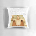 Decorative Suits TV Show inspired pillow featuring a quote from the character Louis Litt