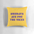 Minnesota Vikings Football Pillow with "Sundays Are for the Vikes" Design