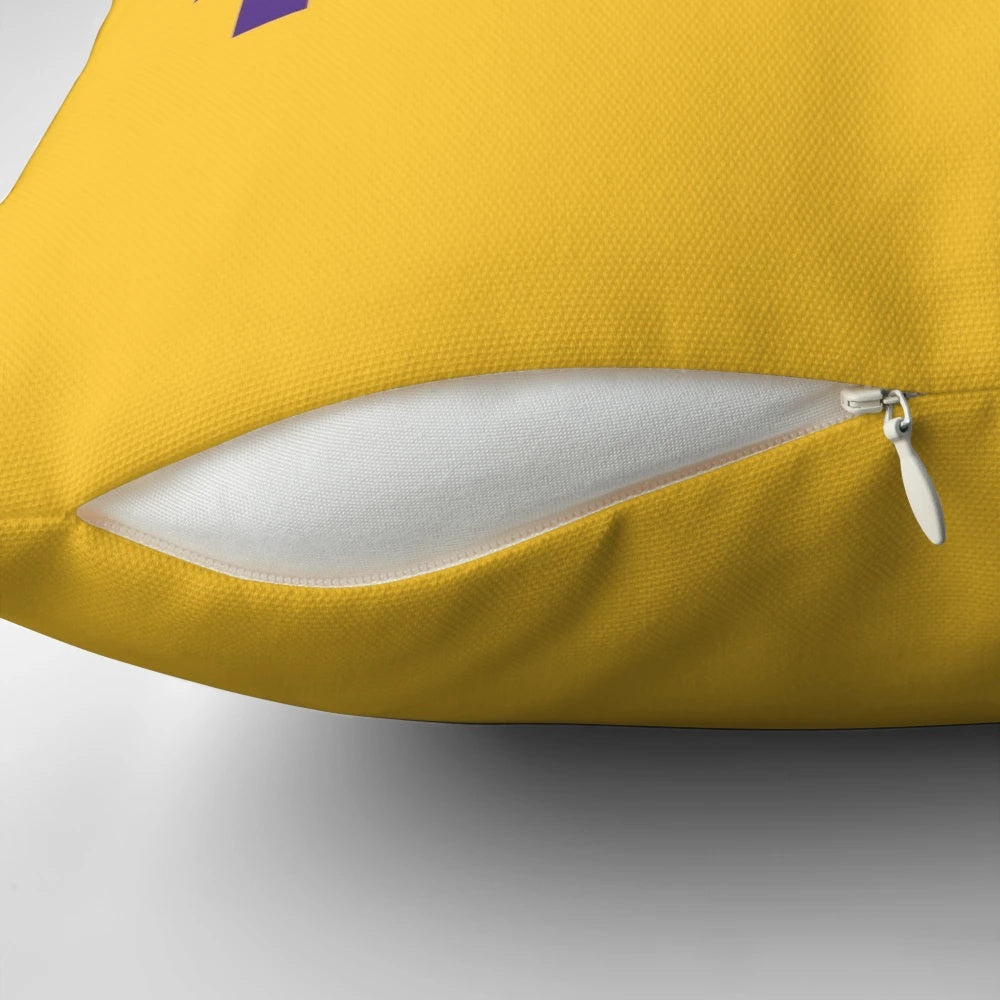 Minnesota Vikings Football Pillow with "Sundays Are for the Vikes" Design