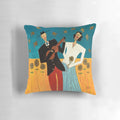 Sunflower Couple Pillow - Vibrant and Decorative Floral Pillow for Home