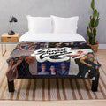 Sunset Curve Collage Plush Blanket from JATP