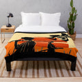 Sunset Samurai anime-inspired plush blanket