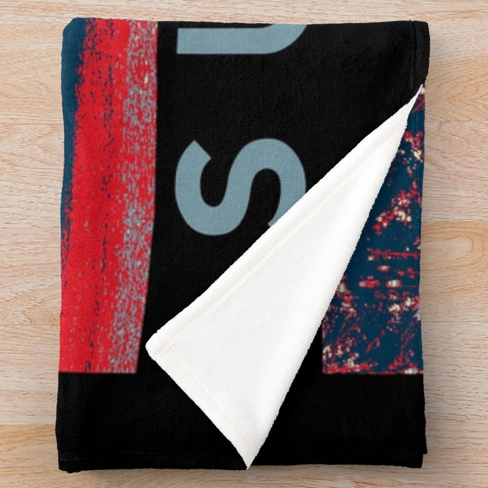 Toyota Supra inspired plush blanket