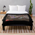 Motocross-themed plush blanket with Daytona International Speedway graphics