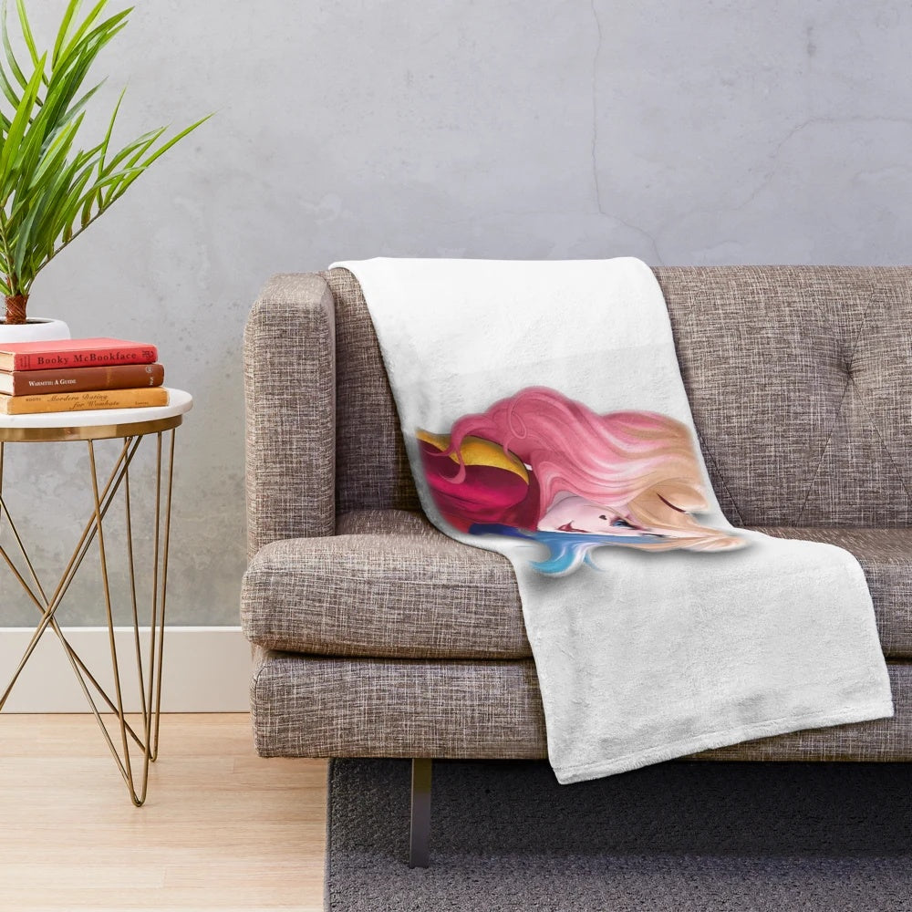 Superhero cinema inspired plush blanket