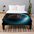 Red Devils Plush Blanket with Daredevil Superhero Design