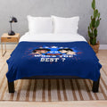 Superhero Strength Plush Blanket featuring epic movie scenes