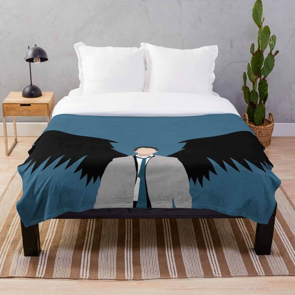 Supernatural Castiel Plush Blanket