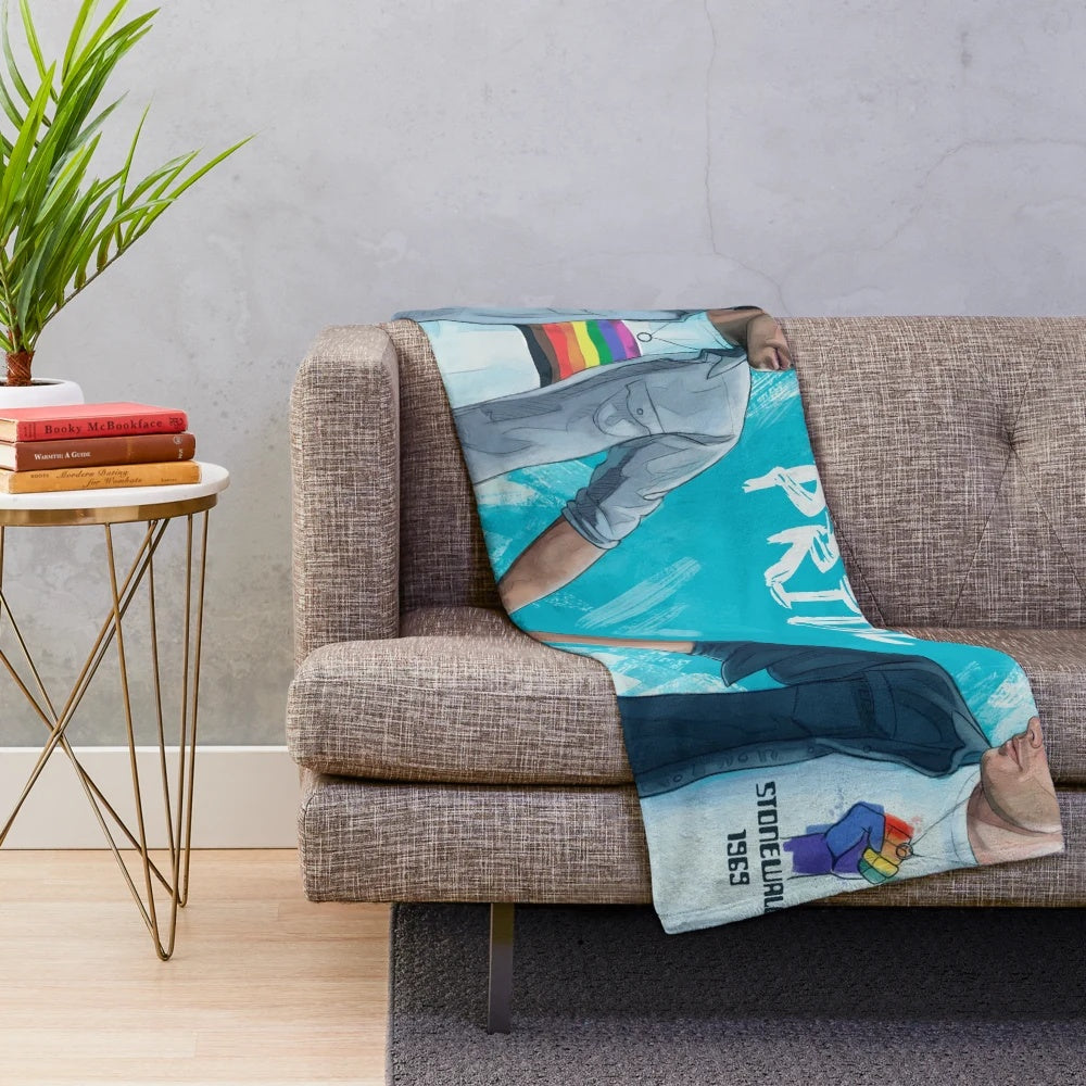 Supernatural Destiel Pride 2020 Plush Blanket