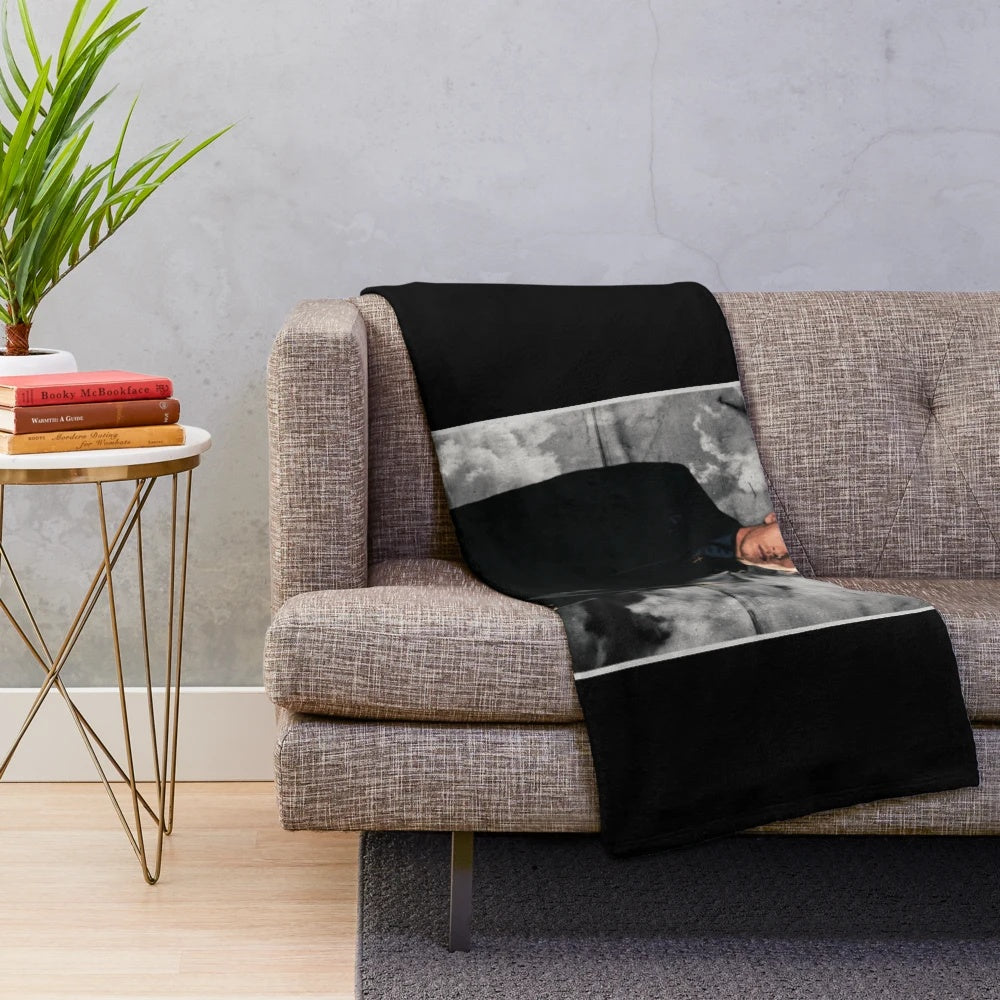 Klaus Mikaelson from The Vampire Diaries character portrait plush blanket