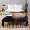 Supernatural inspired Dean Winchester plush blanket