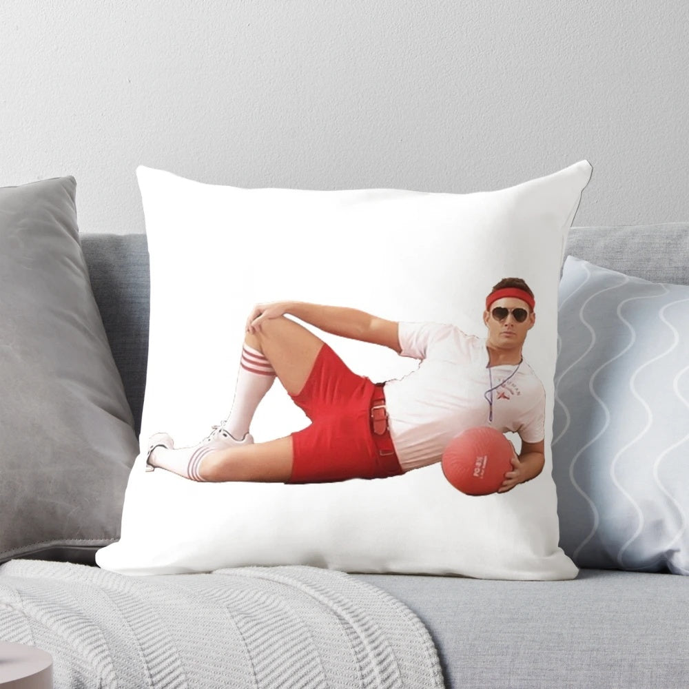Supernatural-themed Dean Winchester decorative pillow