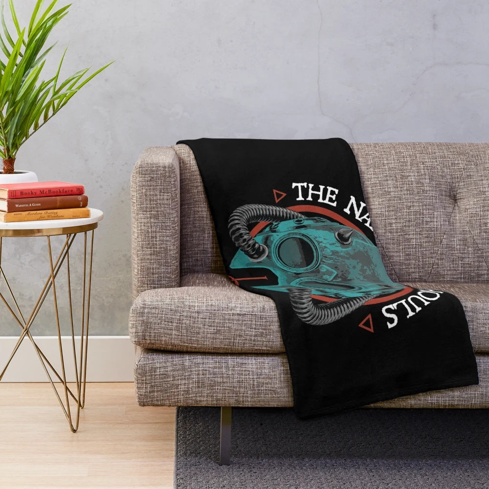 Soft and cozy plush blanket featuring the Nameless Ghouls from the ghost band